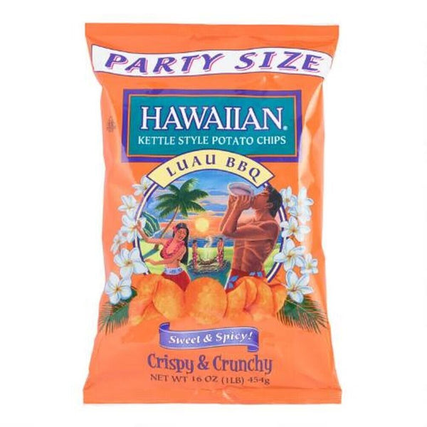 Hawaiian Crispy & Crunchy Luau BBQ Kettle Style Potato Chips