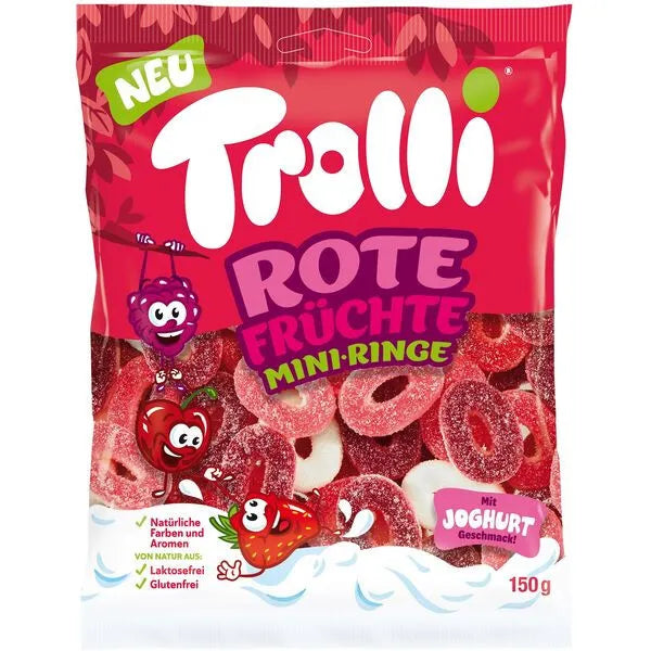 Trolli Rote Fruchte Mini Ringe