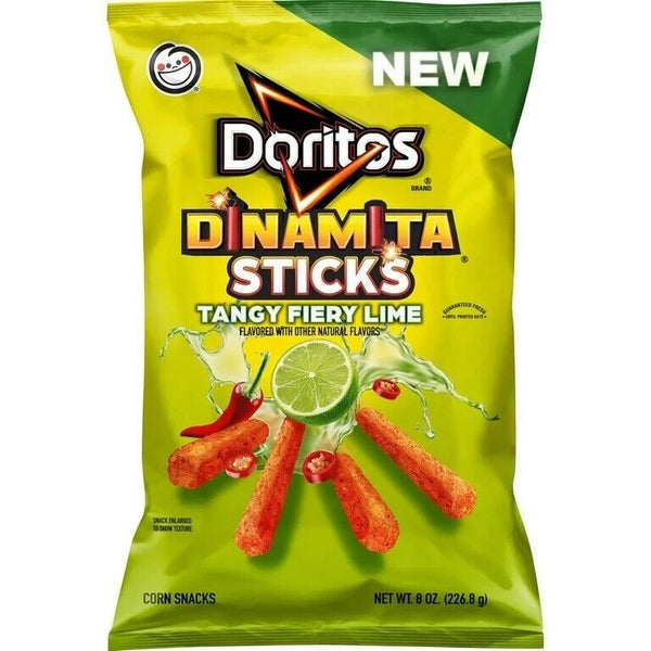 Doritos Dinamite Sticks Tangy Fiery Lime