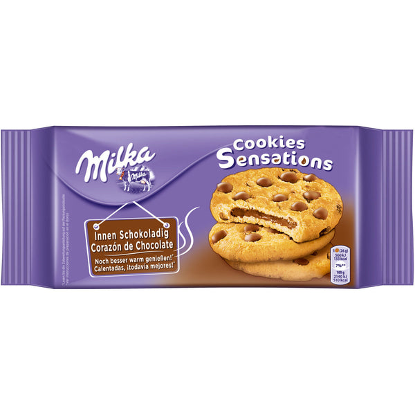 Milka Cookie Sensation Milk Chocolate Filling 100G