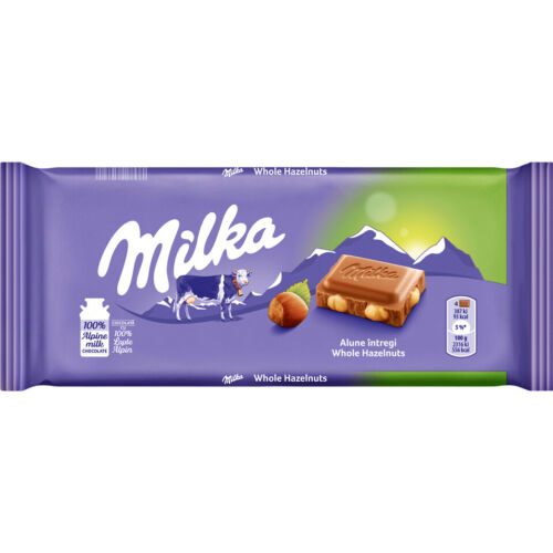 Milka Alune Intregi whole Hazelnts ( 100 g)