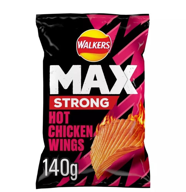 Walkers Max Hot Chicken Wings 140g