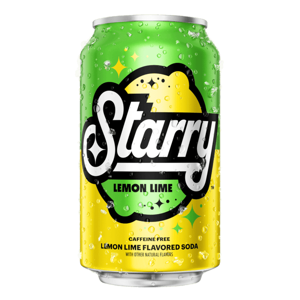 Starry lemon lime soda 355ml