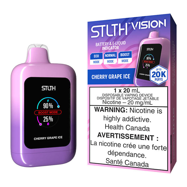 stlth vision Cheery Grape ice 20k