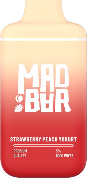 Madbar 6000 Bold Strawberry Peach Yogert