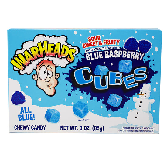 Warheads Cubes Blue Raspberry 85g