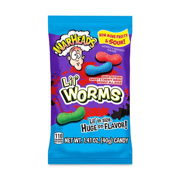 Warheads Lil Worms 40g