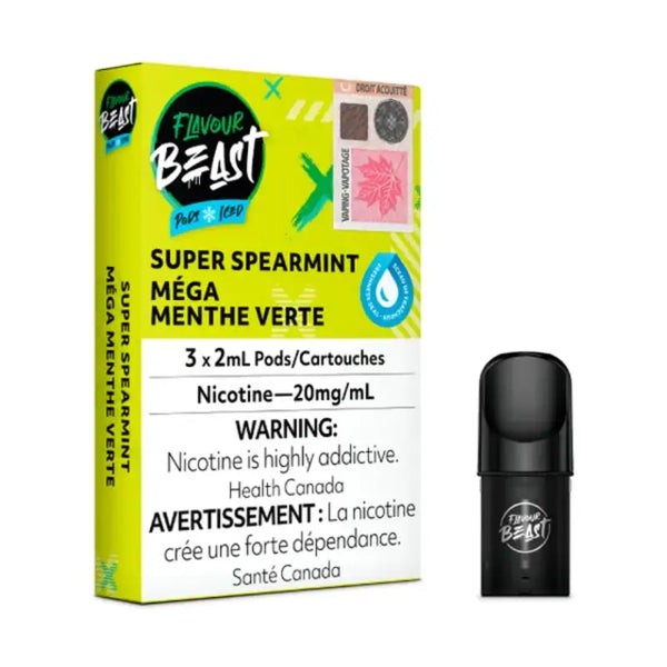 Flavour Beast super spearmint pod