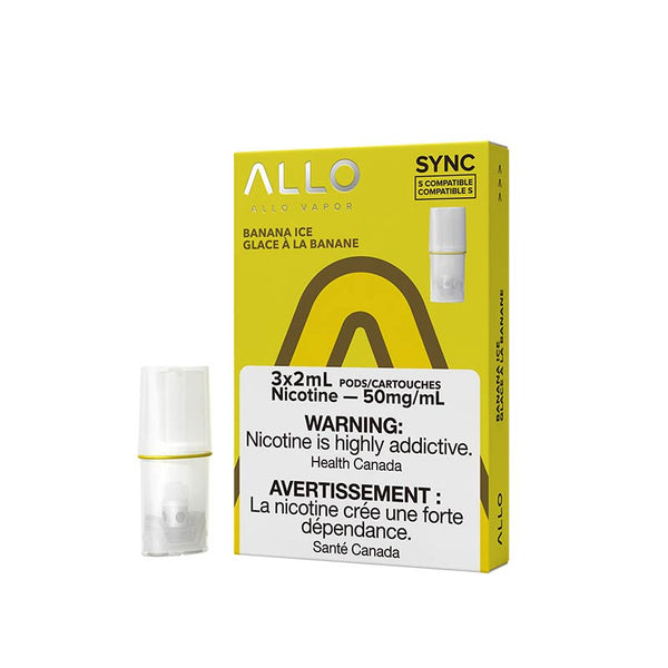 Allo Sync Pods Banana Ice 3/Pk