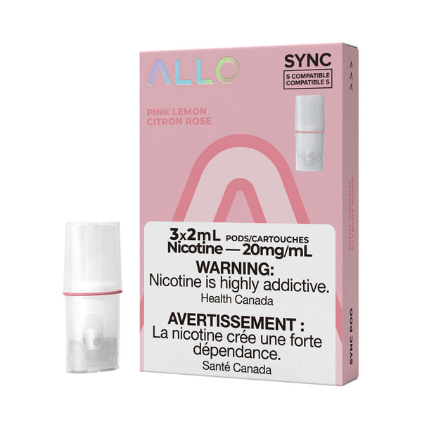 Allo Sync Pods Pink Lemon 3/Pk