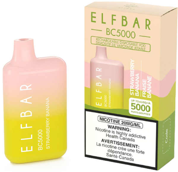 Elf Bar BC5000 Strawberry Banana 5000 Puffs