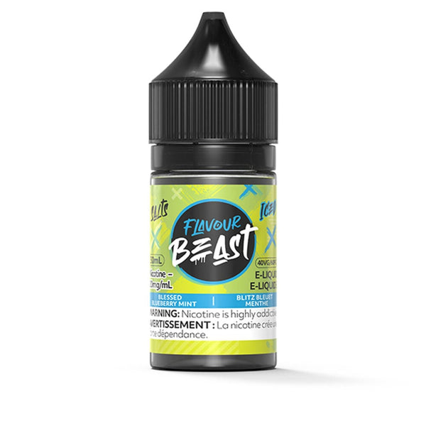 Flavour Beast Blessed Blueberry Mint Iced 30ml Nicotine Salt eLiquids