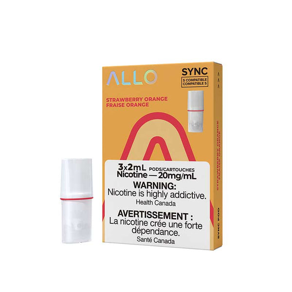 Allo Sync Pods Strawberry Orange 3/Pk