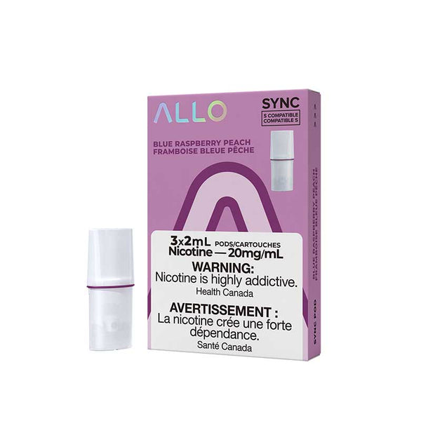 Allo Sync Pods Blue Raspberry Peach 3/Pk