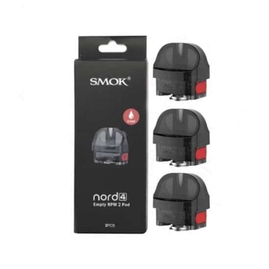 Smok Nord 4 Rpm 2 Replacement Empty Pods 3/Pk