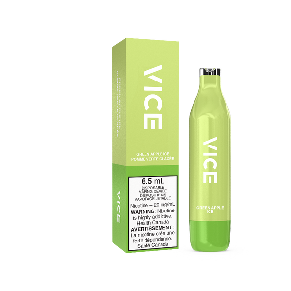 Vice Green Apple Ice 2500 Puffs