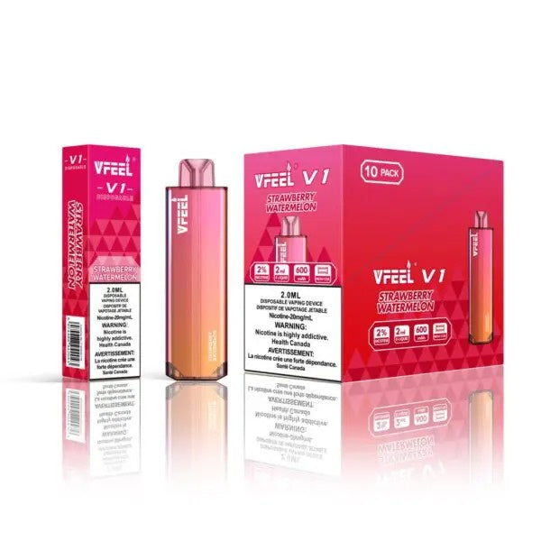 Buy Now VFEEL V1 Strawberry Watermelon 6000 Puffs Disposables Best Vape ...