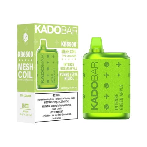 Kadobar Intense Green Apple 6500 Puffs