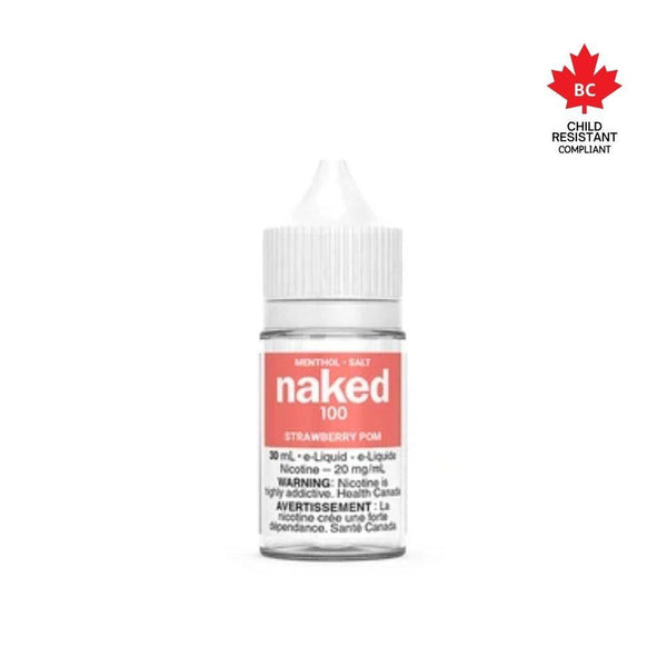 Naked Maxx Strawberry Pom (Menthol) 30ml Nicotine Salt eLiquids