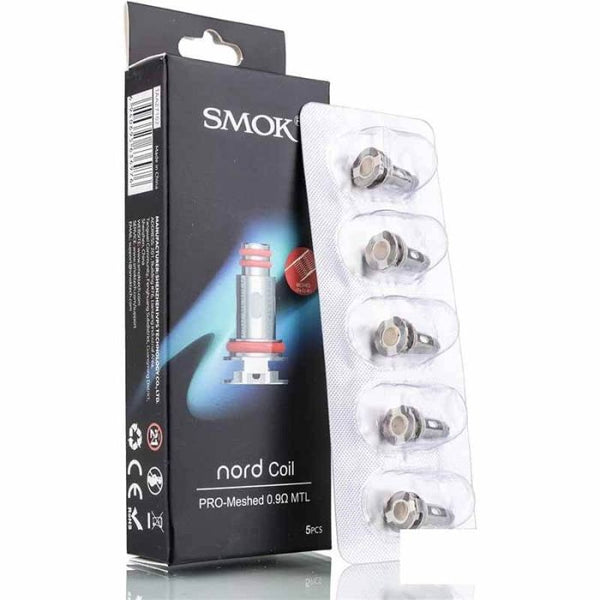 Smok Nord Pro Replacement Coils Meshed 0.9 Mtl 5/Pk