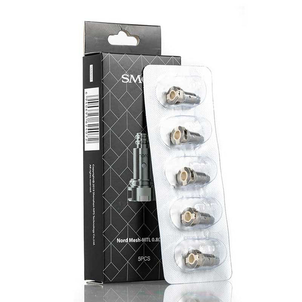 Smok Nord Replacement Coils 0.8 Mtl 5/Pk