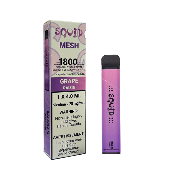 Squid Grape 1800 Puffs